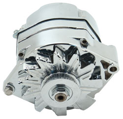 94 Amp Single Wire Chromed Marine Alternator