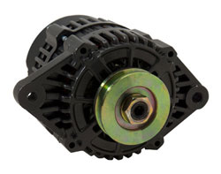 Mando Style Alternator - 12 Volt, 65 Amp, Single Pulley