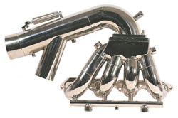 Cyclone H/P Air Sound-Select Header System For GM Big Block Bravo