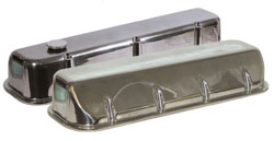 Xtreme Series Valve Covers, Polished, 1 Hole Machined with Billet Oil Plug