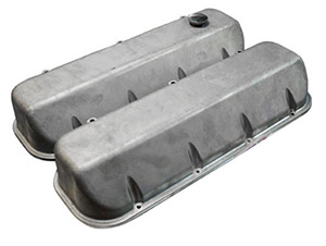Xtreme Series Valve Covers, Satin with 1 Hole Machined