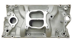 Small Block Chevy '57-'95 Satin Intake Manifolds