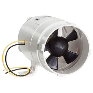 Seachoice 3" 170 CFM Inline Bilge Blower For Boat Ventilation - Intake/Exhaust (Part #50-41871)