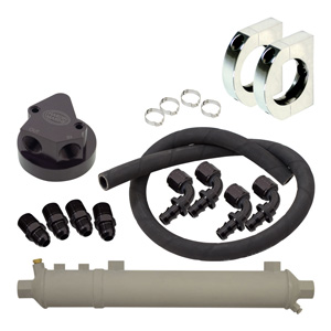 Tube Style Engine & Power Steering Oil Control Kit Up To 700HP, Gen 4 BBC, Non-Thermostatic