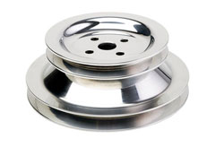 Dual Groove Sea Pump Pulley for use with Crossover Power Steering Systems