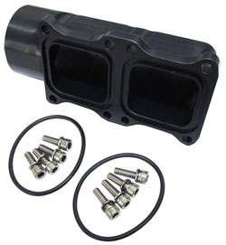 1-1/4" Common Inlet Blocks - Dual Stage Inlet for 3 Stage Rear Entry Sea Pump