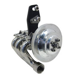 3 Stage Aluminum  Sea Pump with 2 Groove Pulley, Single 1-1/4” NPT Front Inlet & 2 Single 1” NPT / 1 Dual ¾ NPT Outlet