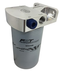 HP High Volume Fuel Filter/Separator w/ FST Filter Head and Bracket