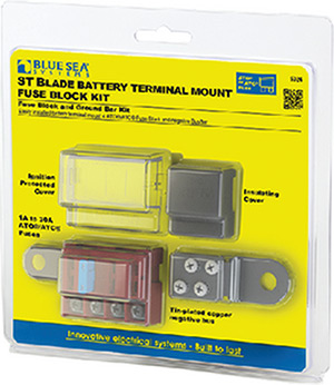 St-Blade Battery Terminal Mount Fuse Block Kit
