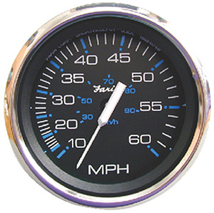 Faria Chesapeake  SS 4" Gauge - 6000 RPM Tachometer  (Gas) (Inboard & IO)"