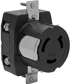 Marinco 6370cr 50a/125v Wire Dockside Receptacle