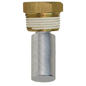1-1/2" Aluminum Pencil Anode Kit w/ Plug