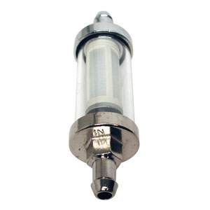 3/8” Transparent Inline Fuel Filter