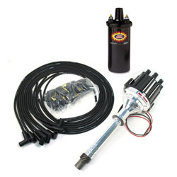 Pertronix D207810 PERTRONIX FLAME THROWER BILLET MARINE DISTRIBUTOR WITH IGNITOR 