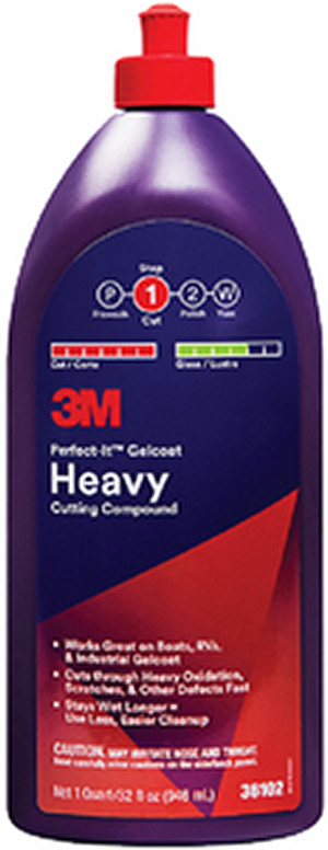 Perfect-It Gelcoat Heavy Cutting Compound, Qt.