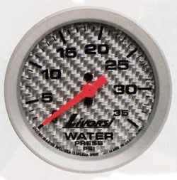 Livorsi 0-35 PSI Water Pressure Gauge Mega & Race Rim 2-1/16"