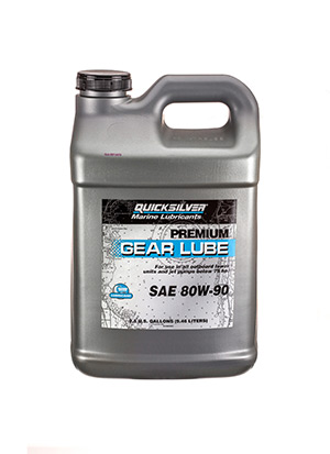 858059Q01 Premium Gear Lube SAE 80W-90 for Marine Outboard Engines 75 Hp or Lower, 320-Ounce Bottle