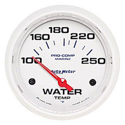 Autometer 2-1/16" Electric Water Temperature 100-250F