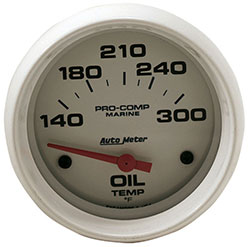 Autometer 2-1/16" Electric Oil Temperature 140-300F