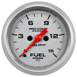 Autometer 2-1/16" Fuel Pressure Gauge 0-100PSI