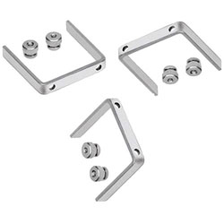 2-5/8 Gauge Bracket Kit, aluminum (qty 3)