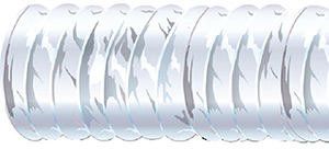 3" X 50' White Vinylvent Duct Hose"