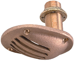 3/4" Scoop Thru Hull w/Nut"