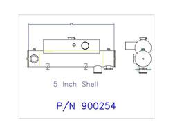 Replacement Heat Exchanger, Cummins #850 NT