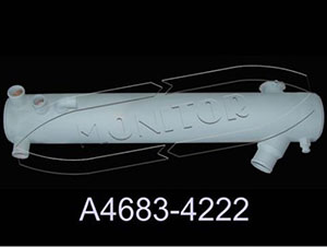 Heat Exchanger A4683-4222-Mercruiser-18390T
