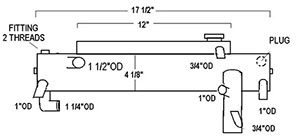 Heat Exchanger A5282-4156 - Mercruiser-863709P