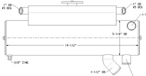 Heat Exchanger MPC-61084-Mercruiser-61084