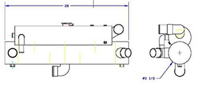 Heat Exchanger MPC-DD-2350-4784-Detroit Diesel-2350-4784