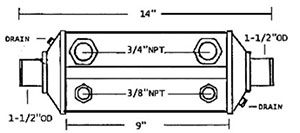 Replacement Oil Cooler MPC-NA-004100-Perkins-NA-004100