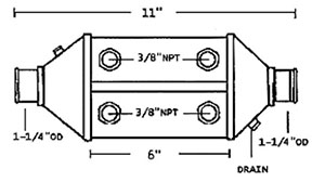 Replacement Oil Cooler MPC-NA-004179-Perkins-NA-004179