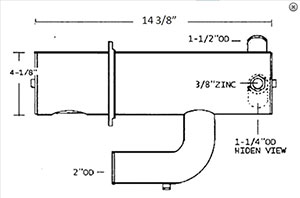 Heat Exchanger MPC-NA-004490-Perkins-NA-004490