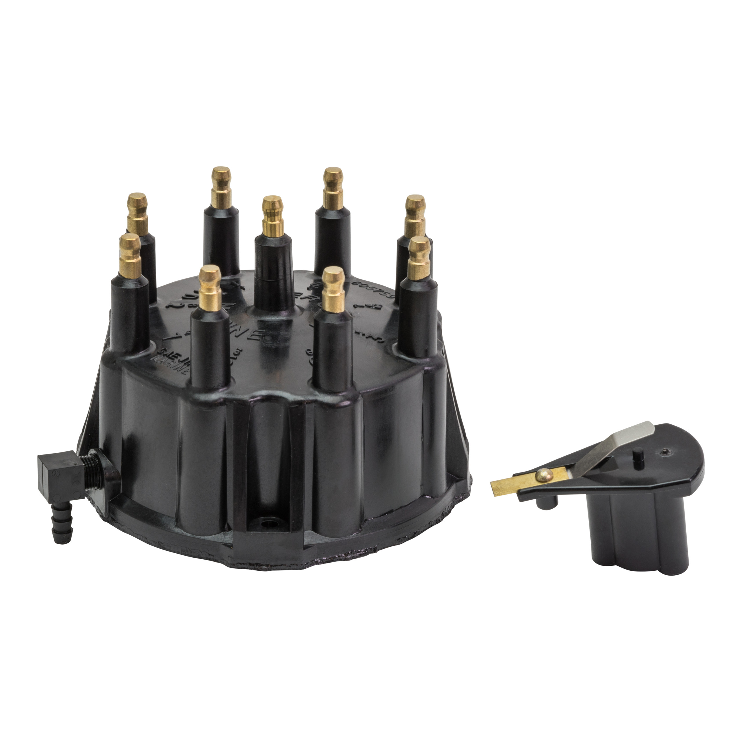 Hardin Marine - 805759T05 Distributor Cap Kit - MerCruiser Black