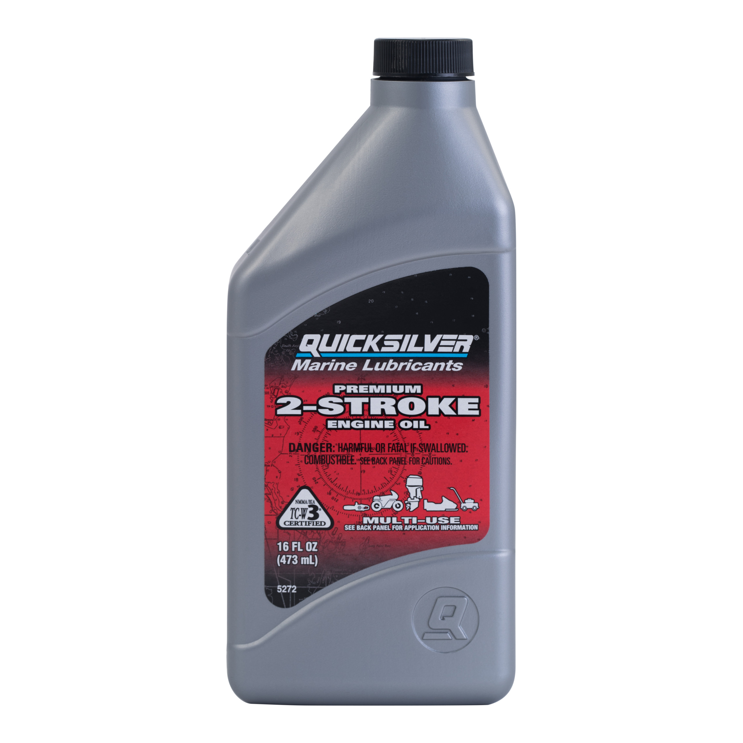 Hardin Marine - 858020Q01 Premium Two-Cycle TC-W3 Oil - Outboards, Personal  Water Craft (PWC?s), Snowmobiles, Motorcycles and Chainsaws, 1 Pint Bottle