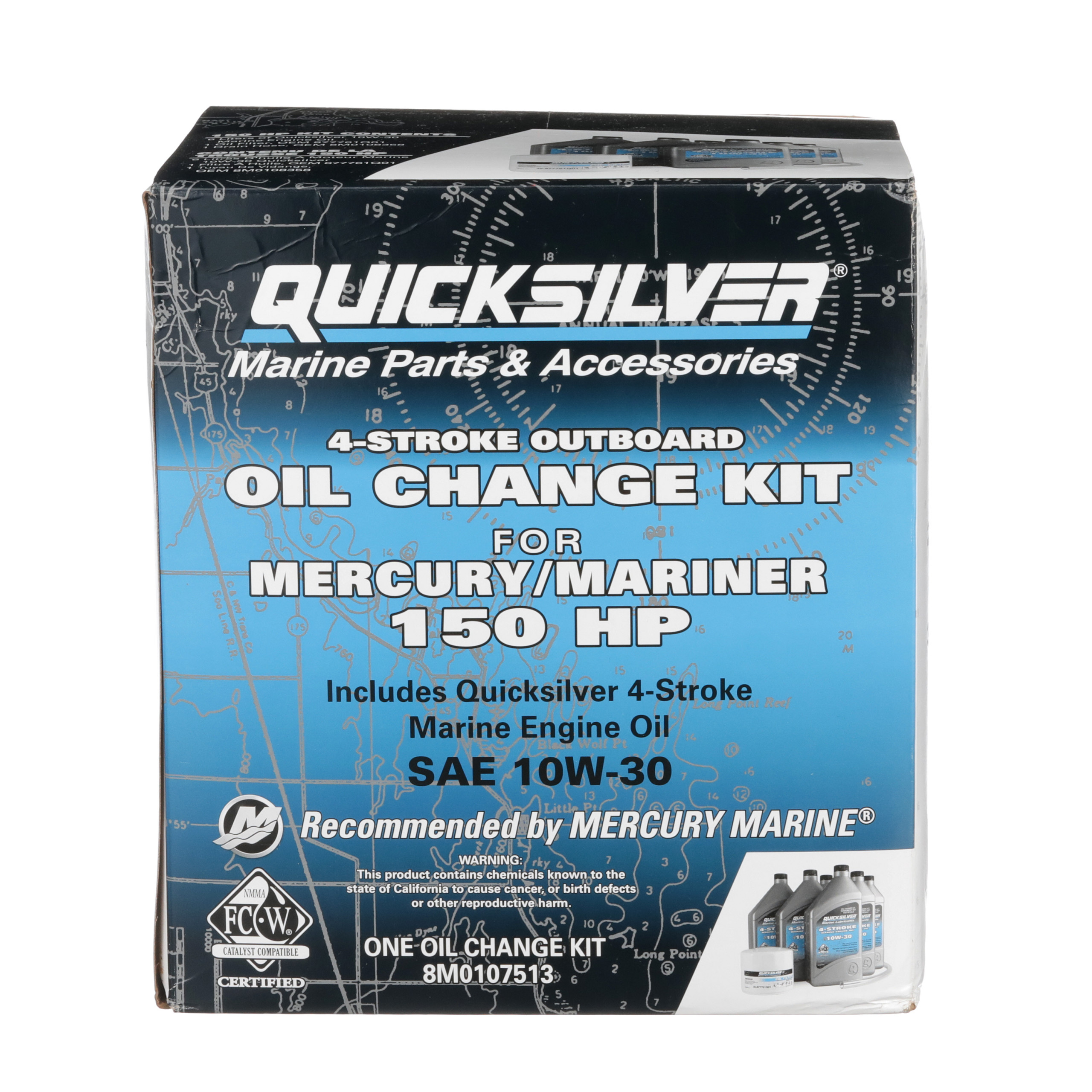 Hardin Marine - 8M0107513 Marine Engine Oil Change Kit for Mercury