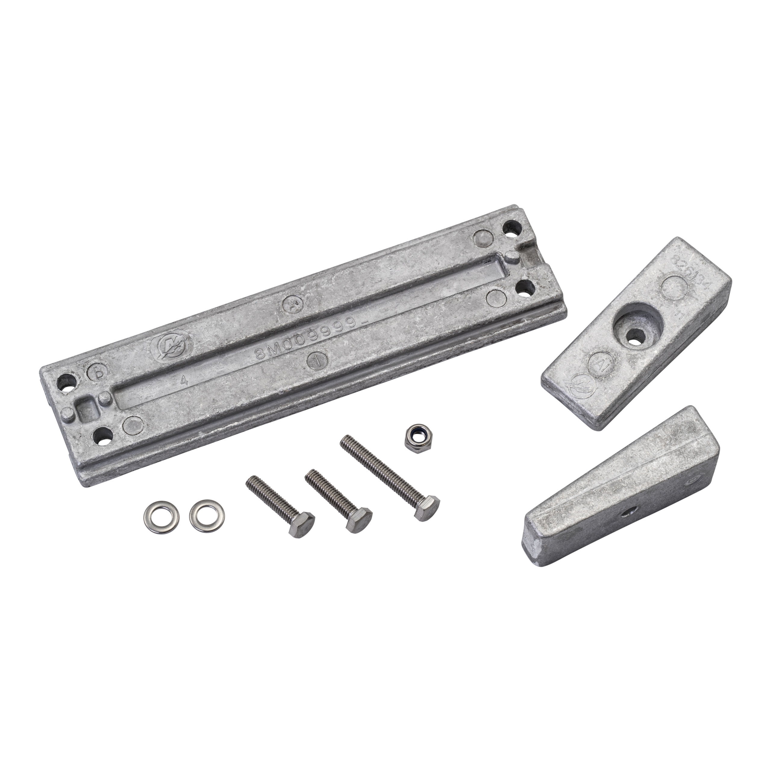 Hardin Marine - 8M0107546 Aluminum Anode Kit - Mercury and Mariner 