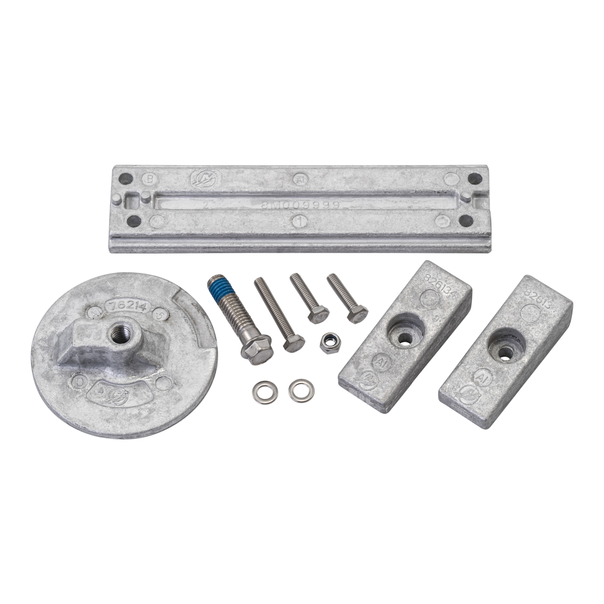 Hardin Marine - 8M0107550 Aluminum Anode Kit - Mercury Verado and