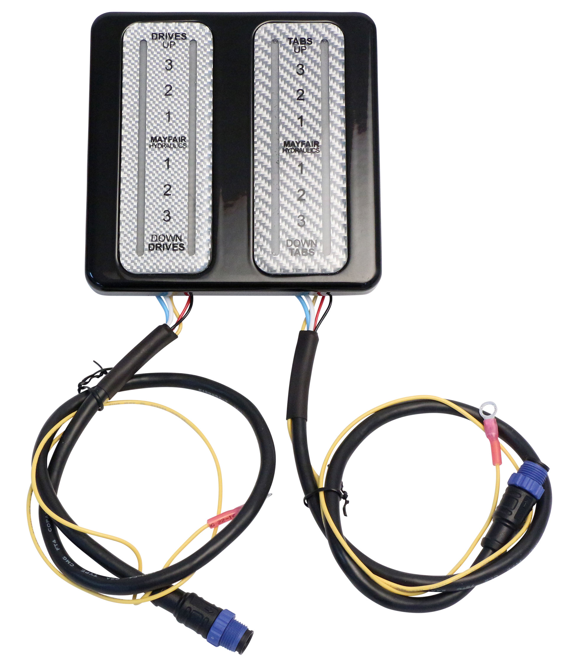 FT LED Liner (ブルー) 08563-F1000 Hardin Marine - LED Trim Indicator Panels Only, 4 Slot for Tabs