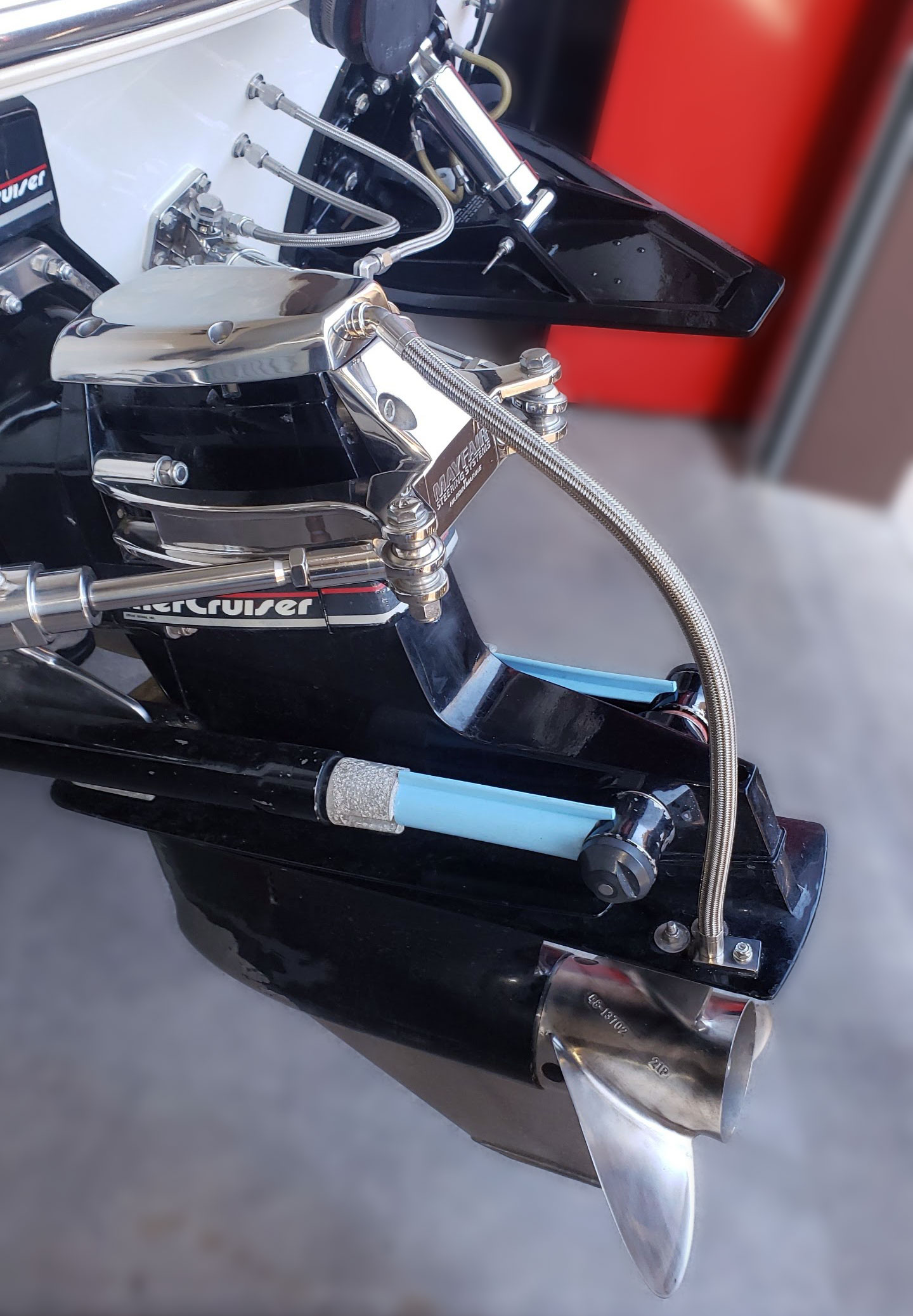 Mayfair Single Bravo/Dual Ram Full Hydraulic Steering Kit - Hardin