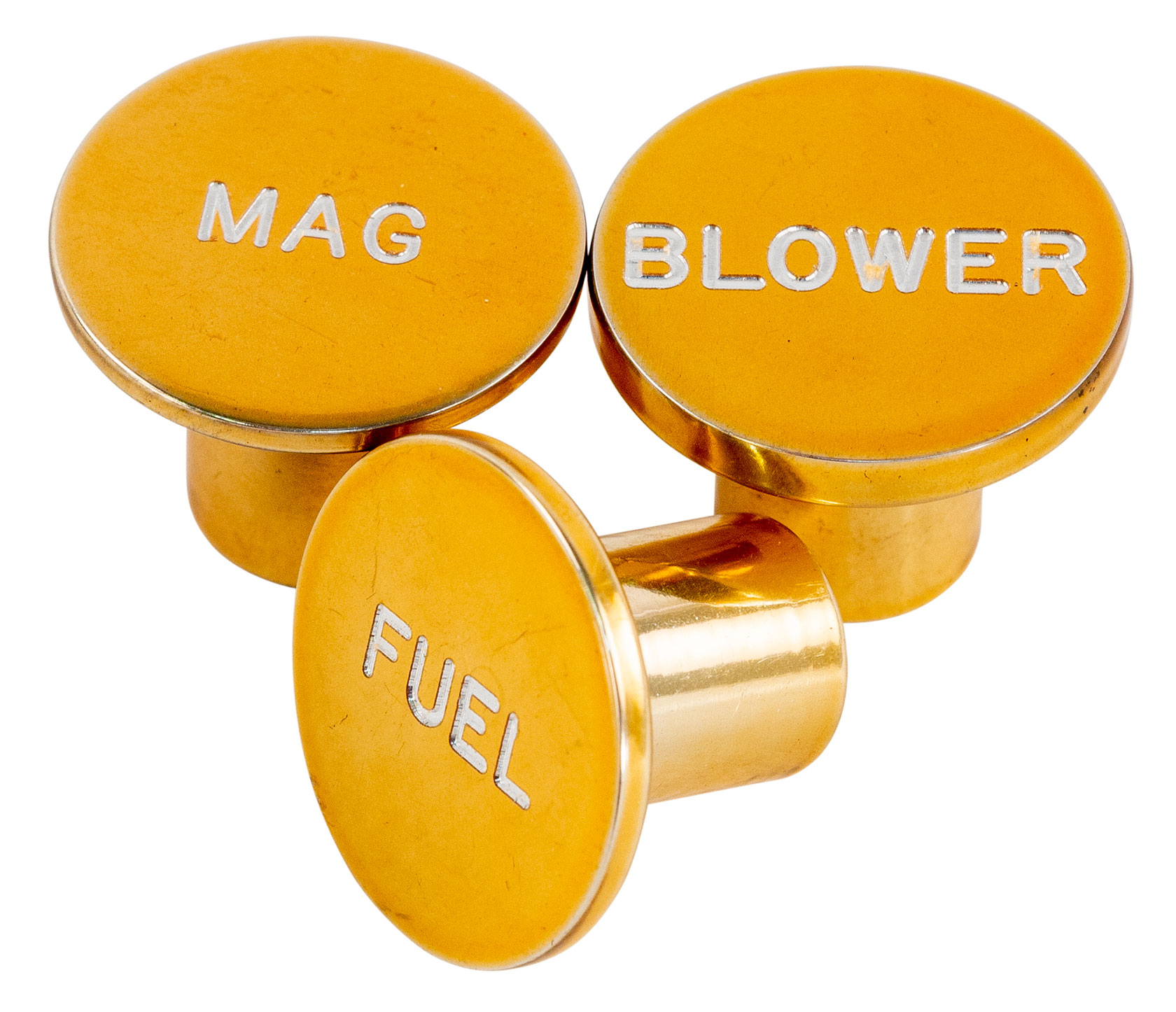Hardin Marine - Gold Powdercoat Billet Aluminum Switch Knobs