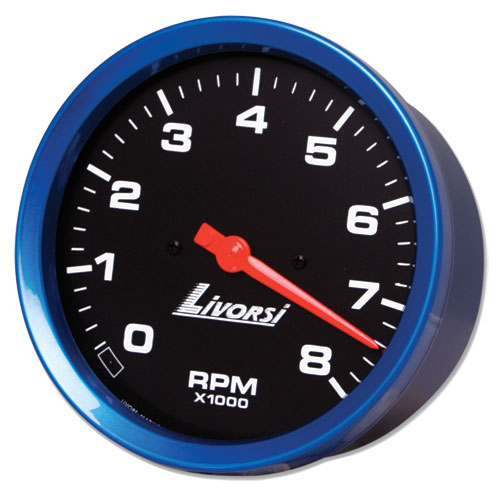 Hardin Marine - Livorsi Tachometer Gauge Mega & Race Rim 3-3/8