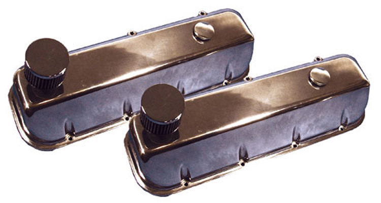 Xtreme Series Valve Cover System, Polished with 1 Billet Oil Plug