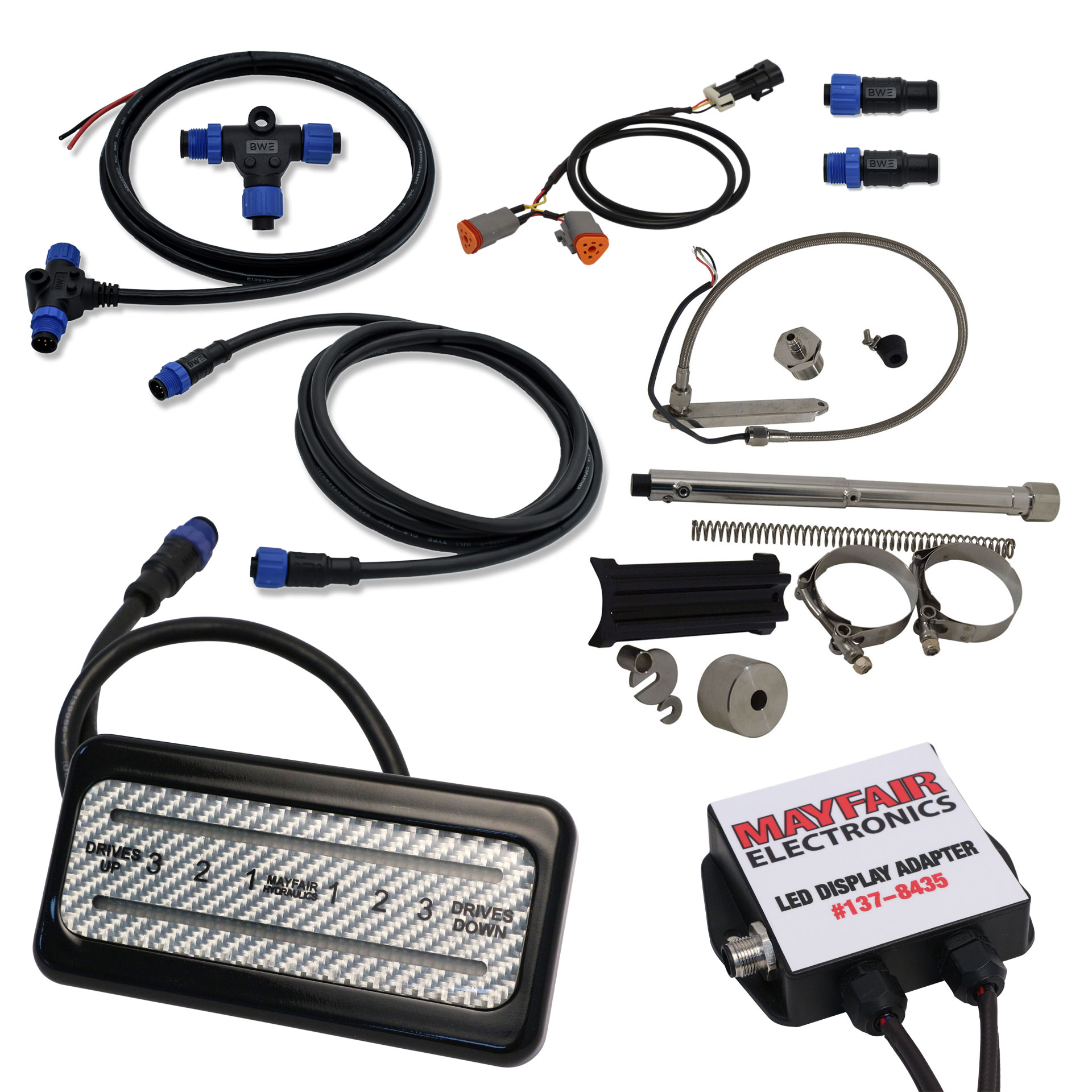 AMATERAS 3011 カスタム1ch MARINAIRトランス搭載 Hardin Marine - LED Trim Indicator Kit for Single Mercury