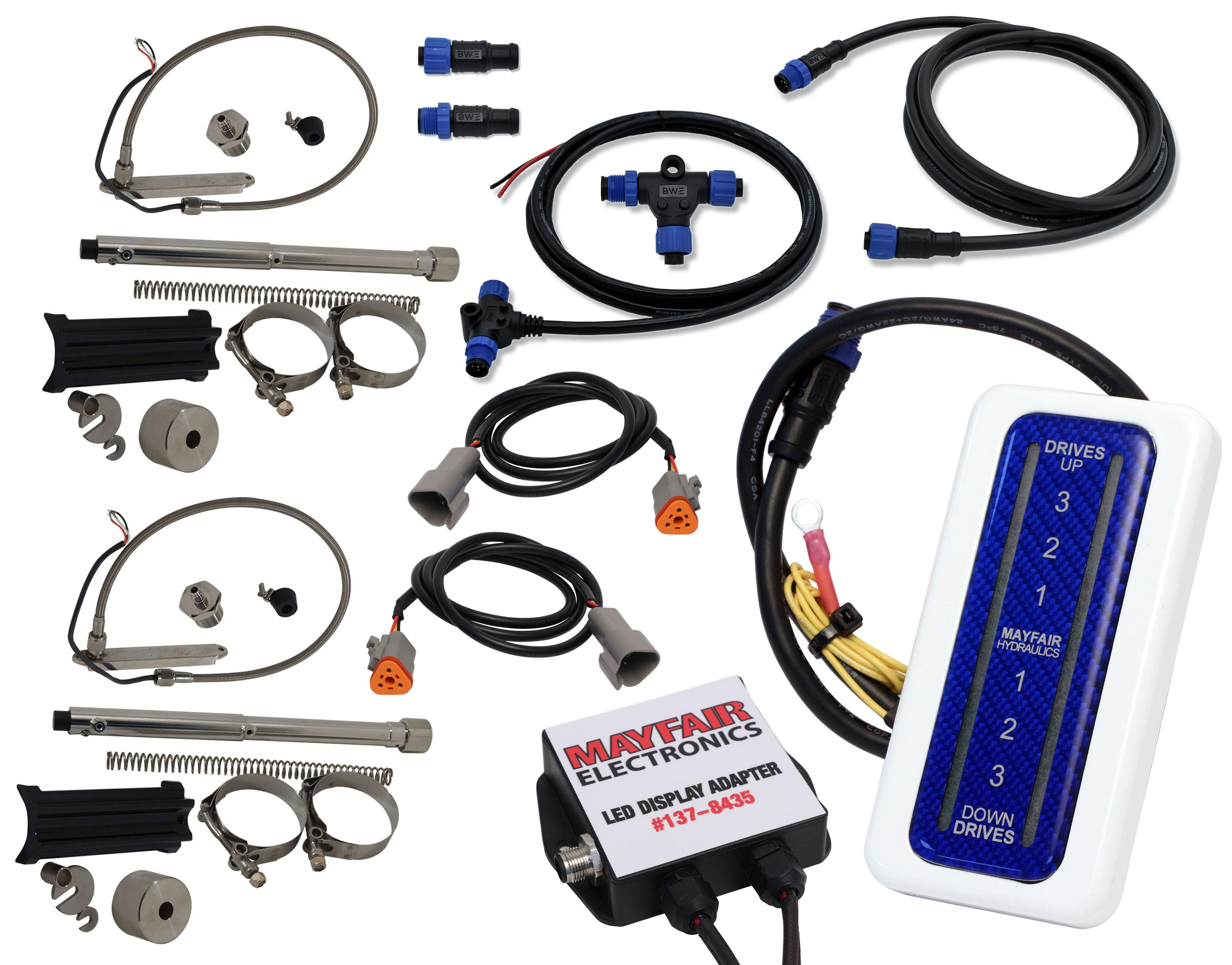 Hardin Marine - LED Trim Indicator Kit for Dual Mercury