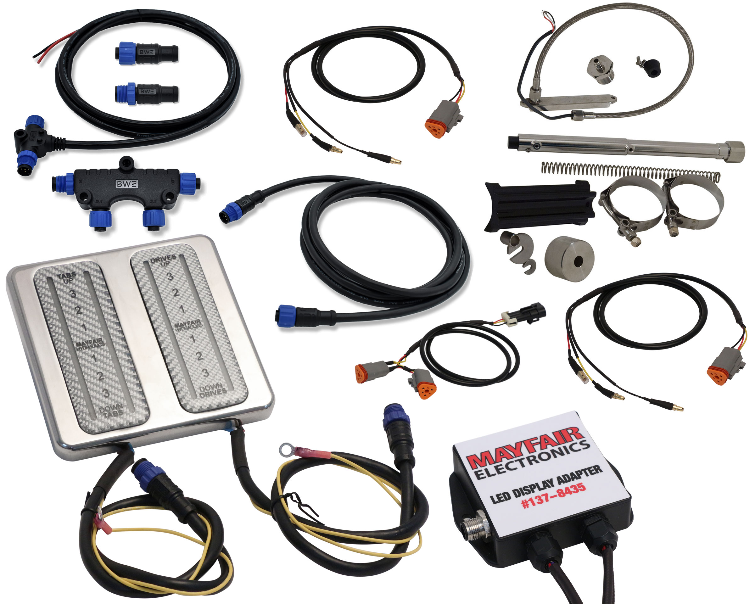 Hardin Marine - LED Trim Indicator Kit for a Single Mercury