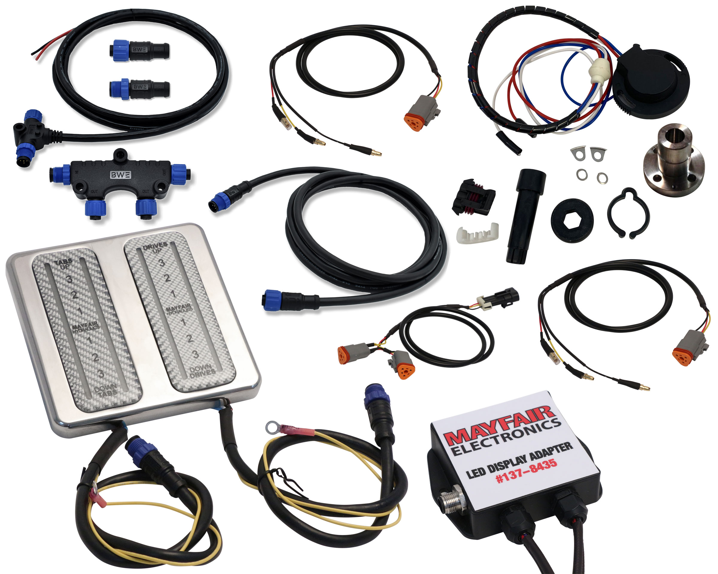 Hardin Marine - LED Trim Indicator Kit for a Single Mercury #6