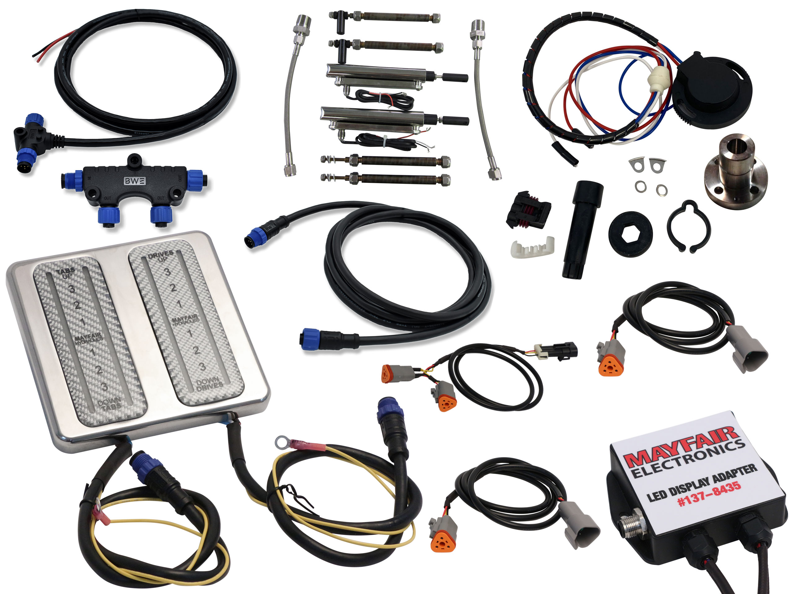 シ*ロ様 MercuryFASEboardBindingマーキュリーフェ Hardin Marine - LED Trim Indicator Kit for a Single Mercury #6